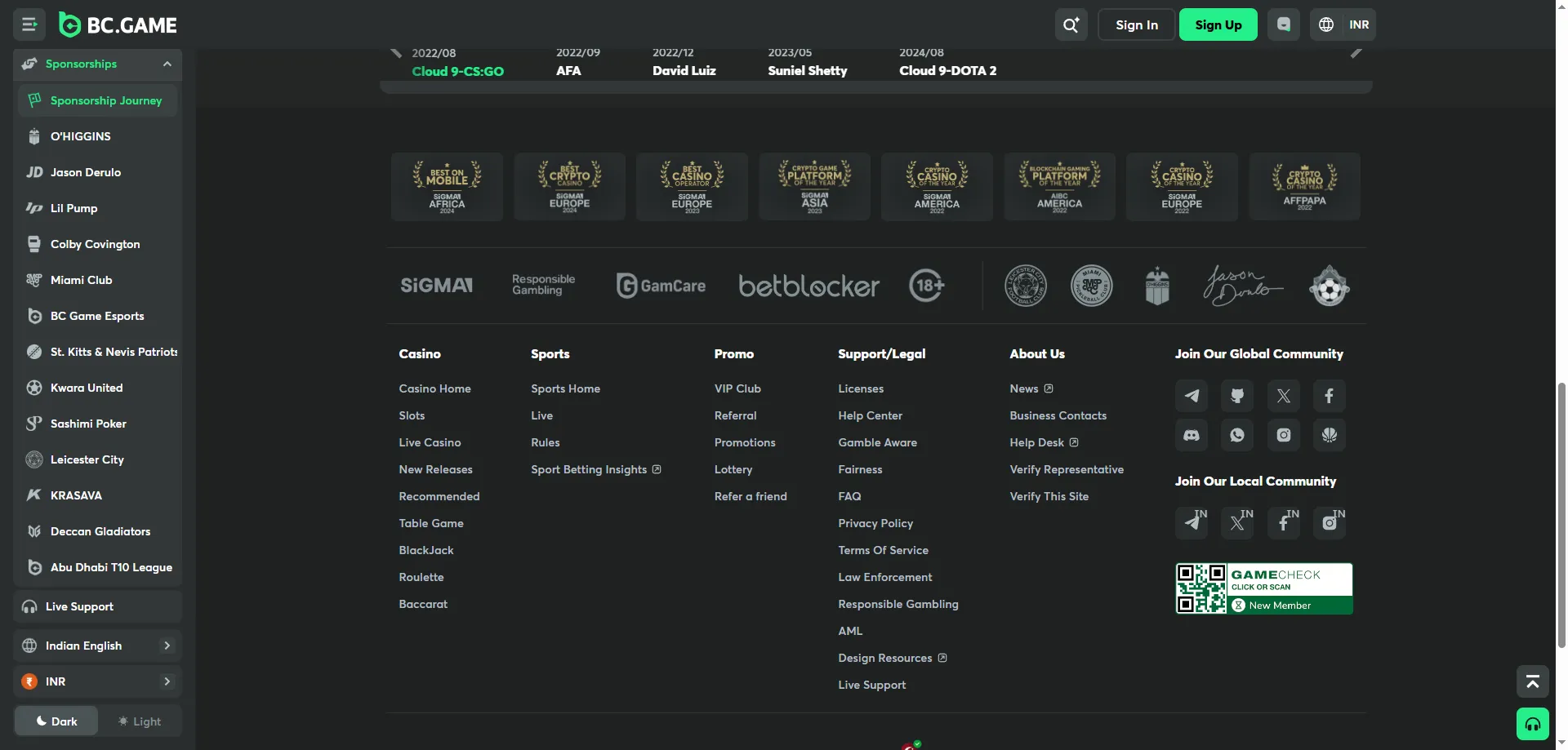 BC Game Casino deposit and withdrawal methods for India — UPI crypto
